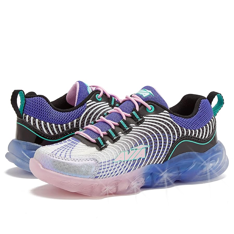 Amazon.com | Avia Ignite Slip On LED Light Up Girls